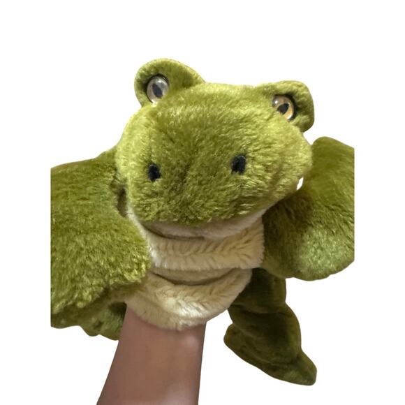 Flat Friends Frog Hand Puppet Made in Australia. - Picture 3 of 7